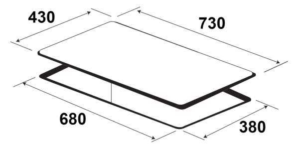 Bếp từ hồng ngoại Kaff KF-FL108 Plus