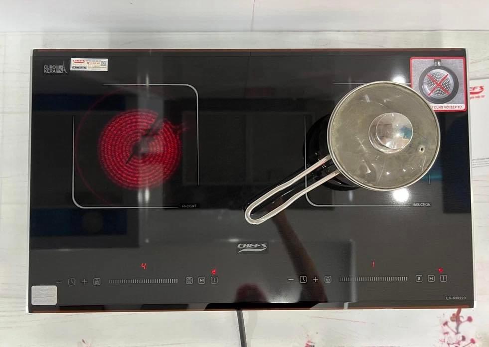 Bếp Điện Từ Hồng Ngoại Chefs EH-MIX220