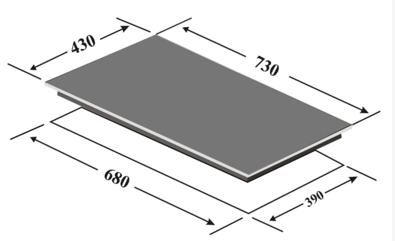 Bếp từ đôi Rudiger RUE-90G