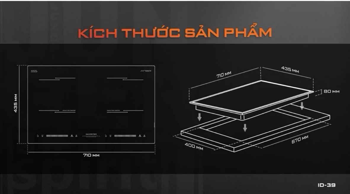 Bếp từ Junger ID-39 - Thái Lan