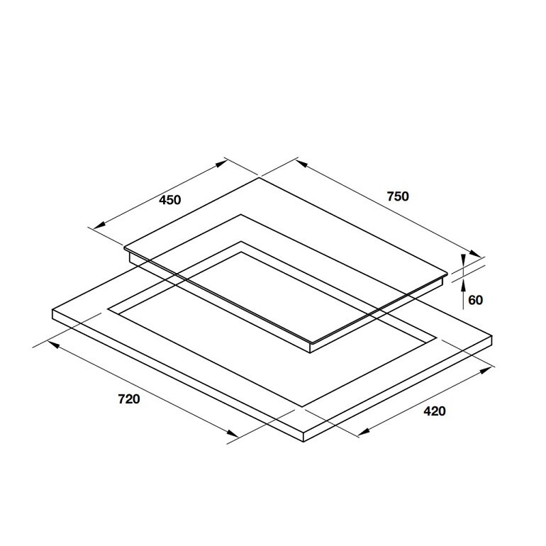 Bếp Từ đôi Hafele HC-I7520B 536.61.827