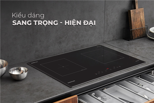 Bếp đôi điện từ SUNHOUSE SHBDI06-HT