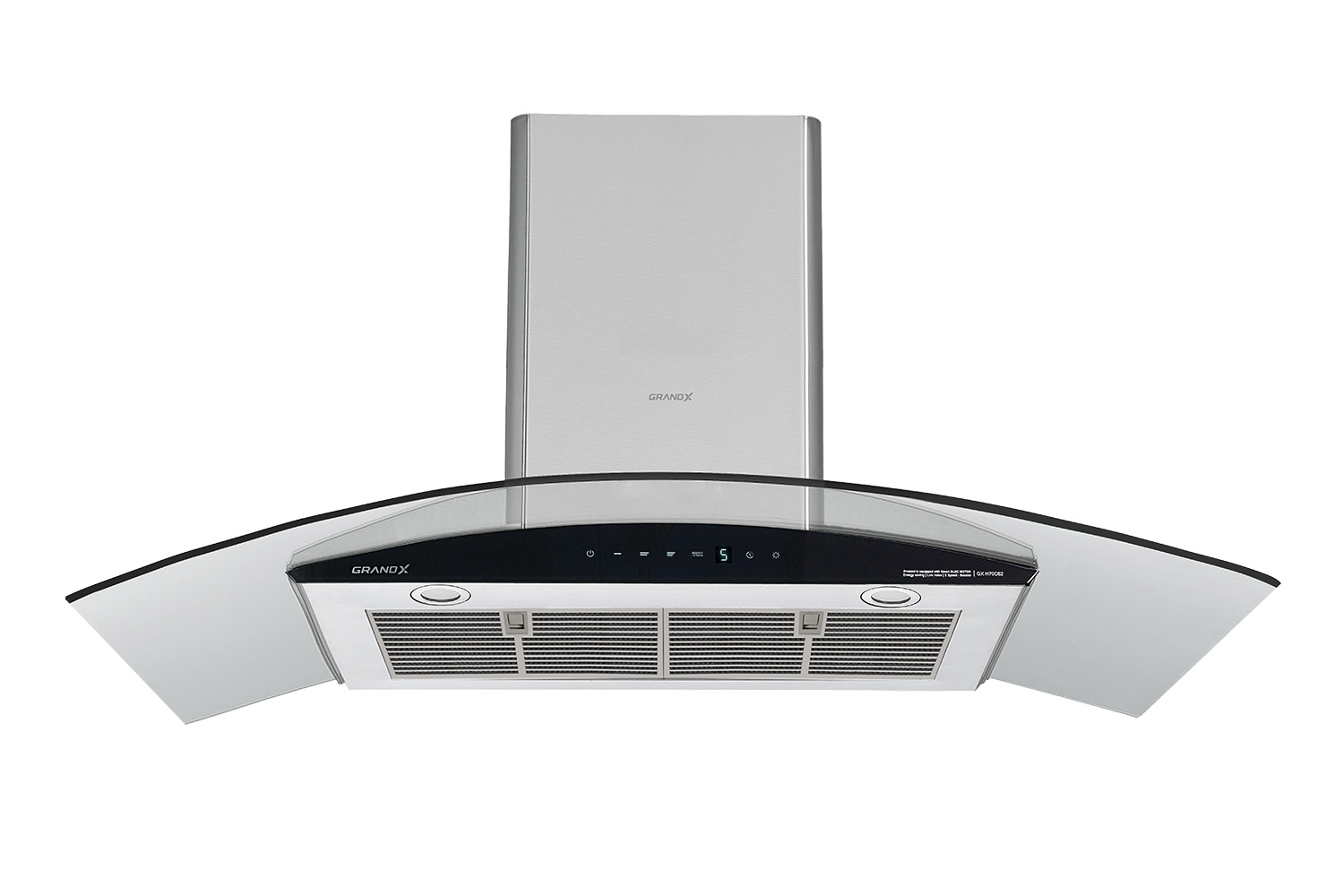 Máy hút mùi kính cong 70cm Grand X GX H70C62