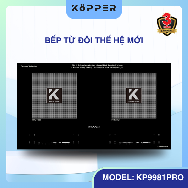 Bếp từ KOPPER KP9981PRO